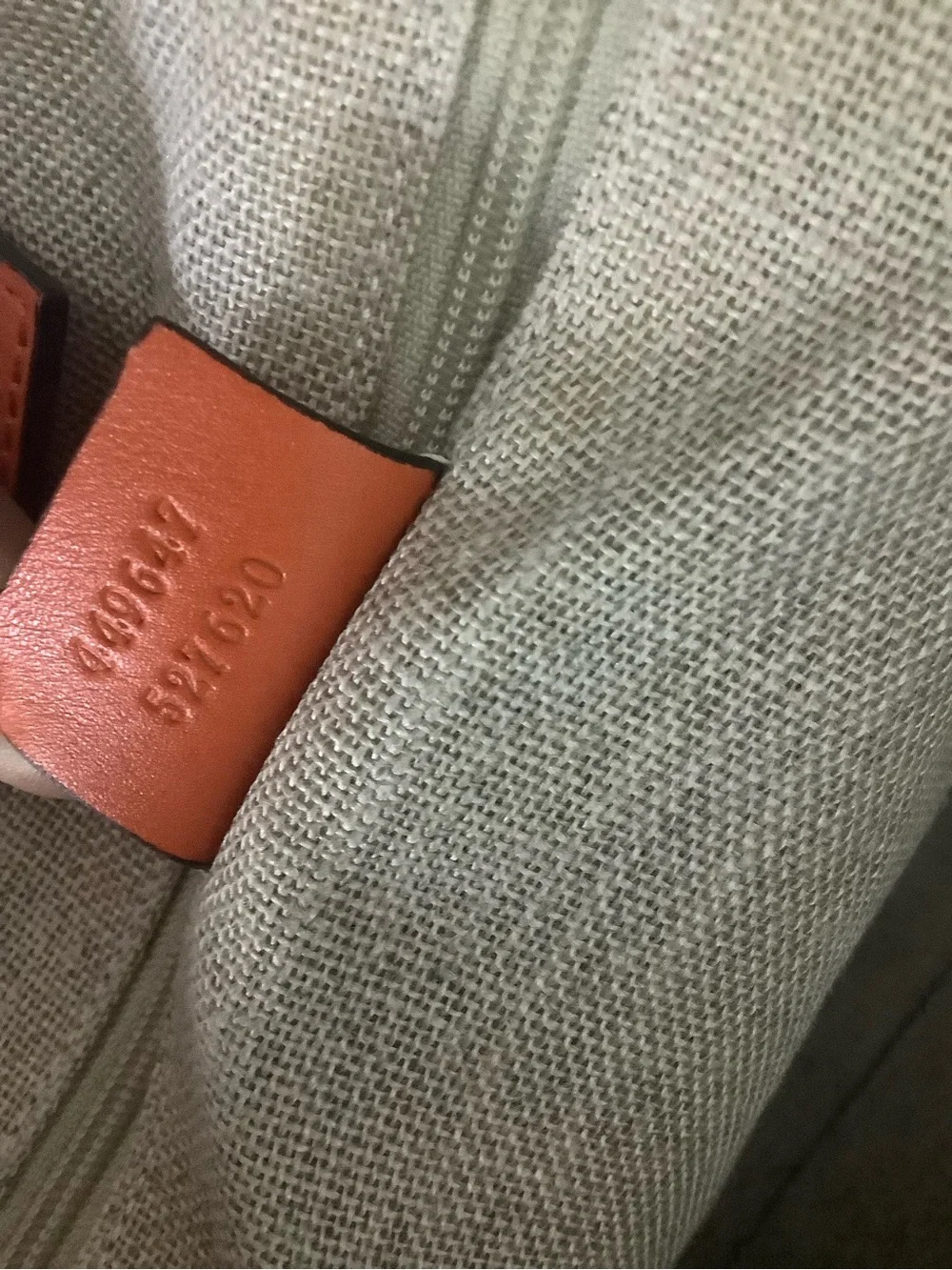 Gucci Microguccissima Joy Orange Leather Tote Bag